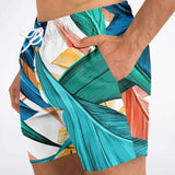 'Tropical Trappin'' Men's Swim Trunks